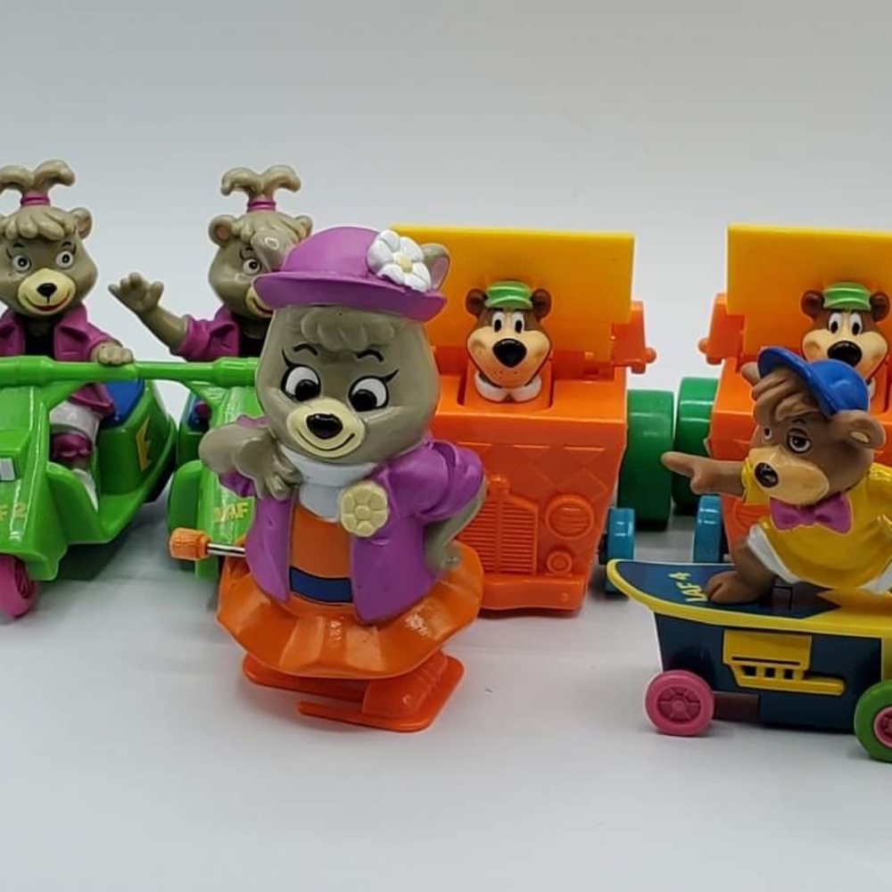 Yogi Bear Toys from various restaurants Boo Boo Cindy McDonald's and Arby's